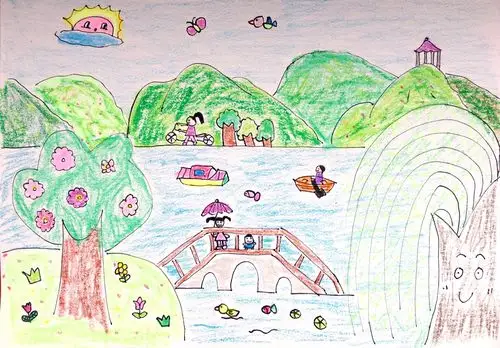 其它 "双幼"画廊--春景图 写美篇供稿:美术组 照