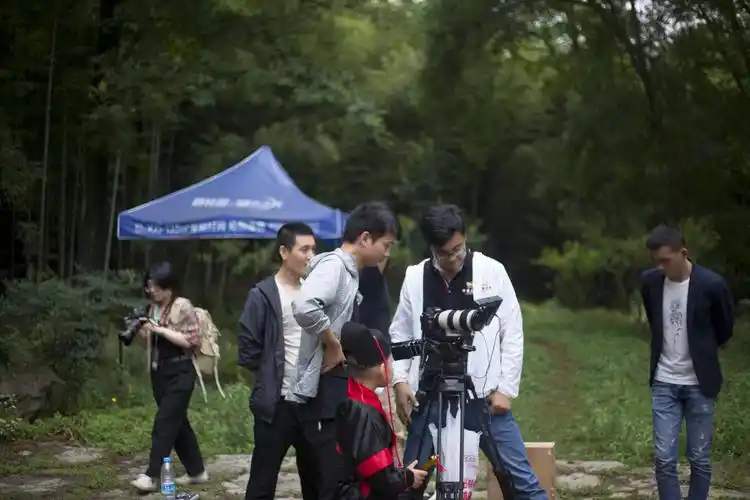 中华名人演绎录剧组工作照