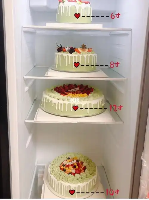 蛋糕尺寸对比_蛋糕_美食_美食展示