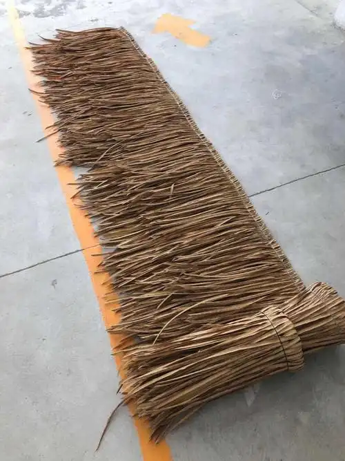 新款茅草屋顶毛草塑料仿真稻草民宿农家乐特色茅草房假