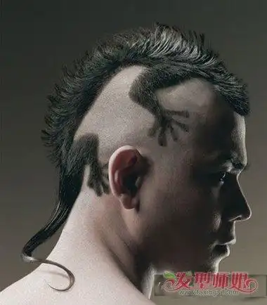 陈冠希阴阳头要多长 2018男生阴阳头四面图(4)_发型师姐