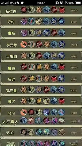 王者荣耀英雄出装