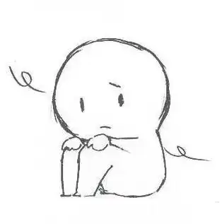 简笔画发愁的人人物悲伤的表情简笔画悲伤的表情简笔画忧郁的人物简笔