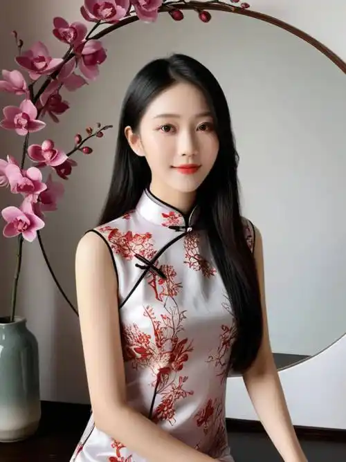 原创旗袍轻语古韵流转的东方之美