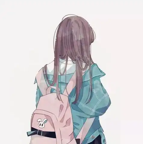 闺蜜头像一男一女卡通背影图片大全