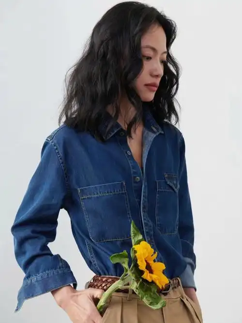 百搭耐穿的牛仔衬衫