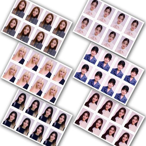 ive组合eleven周边同款一寸证件照izone张元英应援相片安宥真照片