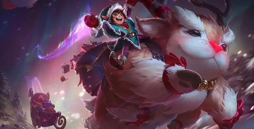 lol手游努努雪人皮肤效果展示