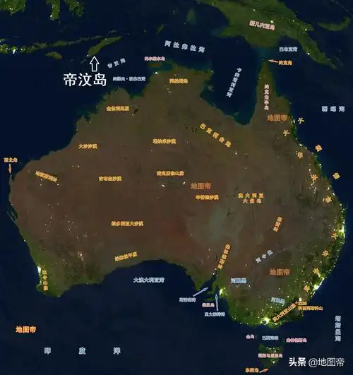 东帝汶地图(印尼在地图上的位置)