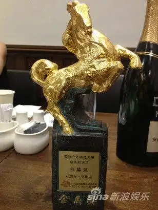 桂纶镁金马影后奖杯