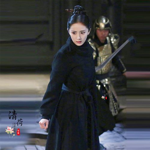 古装影视魏晋宋朝女汉黑色女侠蒙面黑衣人刺客民族服装