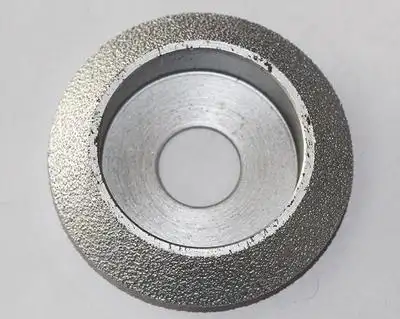 钎焊磨头金刚石磨轮大理石瓷砖磨边轮开槽倒角v轮石材磨边轮斜边