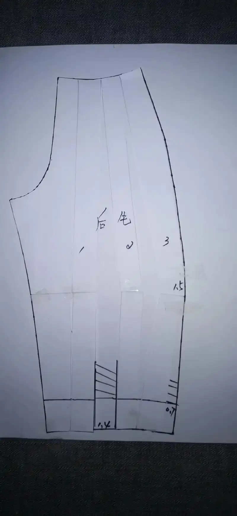 哈伦裤裁剪制图.@手艺人琴姐 #手艺人分享裁剪技术#哈伦裤裁 - 抖音