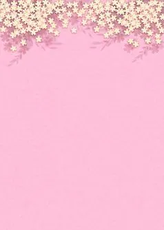 时尚可爱小碎花花边粉色背景设计