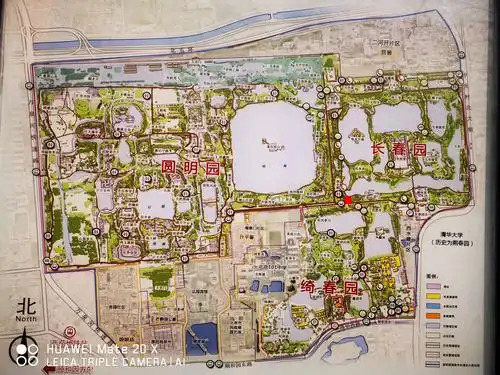 初春的圆明园景色依然秀美