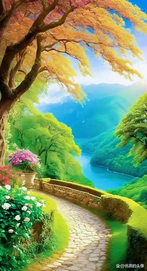 大自然风景头像图片