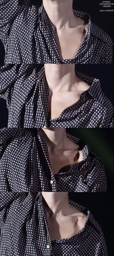 锁骨爱边伯贤头像