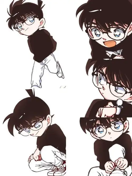 柯南漫画头像:小苹果把太可爱啦!    #二次元新鲜事