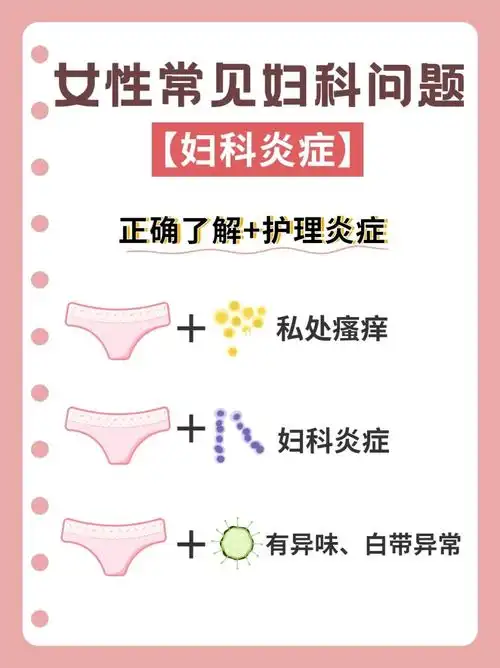女性常见妇科炎症60正确了解护理炎症收藏