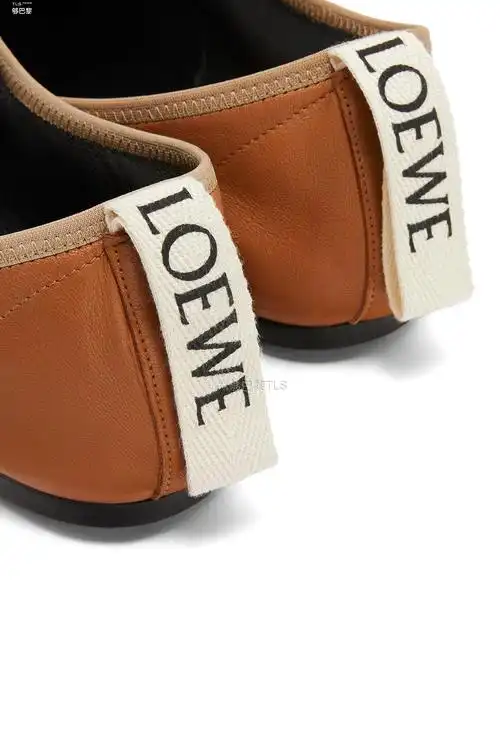 【包邮包税】 loewe罗意威 21年秋冬 女士 平底鞋 羊皮革软德比鞋 l8