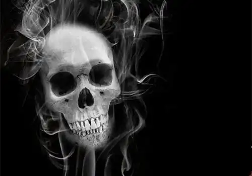 暗黑恐怖骷髅头个性图片_霸气的死亡之神