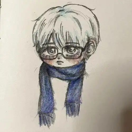 想看小朱戴普通的围巾#朱志鑫  #手绘  #tf家族