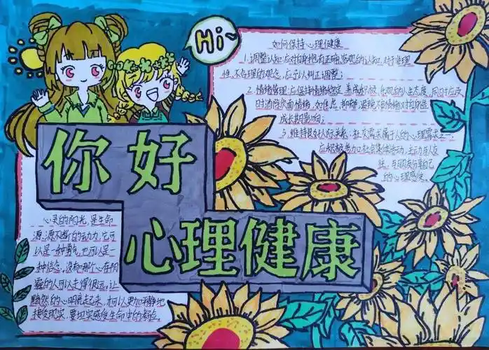 成长 从心开始——邢台三中教育集团平安校区举办心理手抄报设计大赛