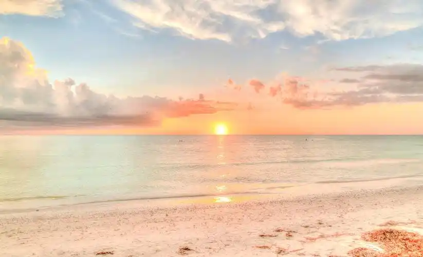 海上黄昏落日高清原图查看
