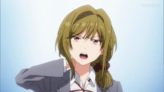 月刊少女野崎同学日本动漫濑尾结月不解挠头gif动图_动态图_表情包