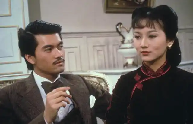 1980版的上海滩罕见老照片周润发与赵雅芝的颜值巅峰