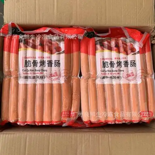 4kg*8包/件 每包约35条 奥尔良风味脆骨肠 冷冻烤肠-阿里巴巴