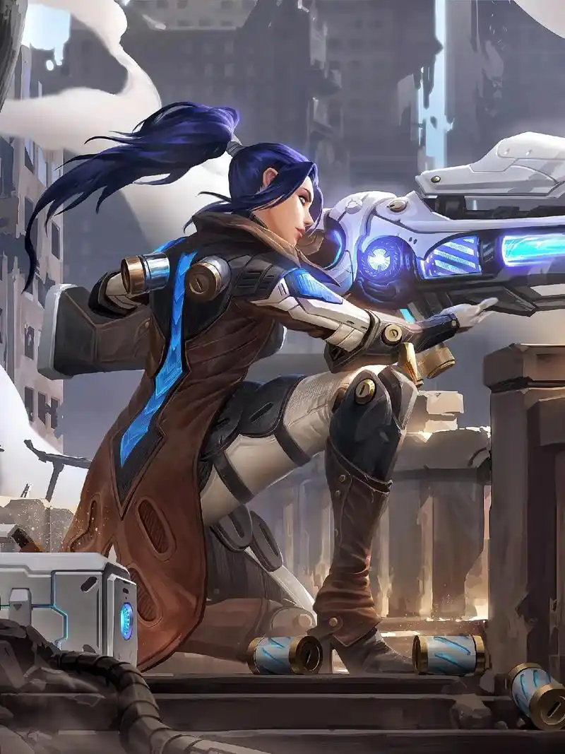 超清 #神仙画质 #绝美壁纸 #皮城女警 #凯特琳 玩ad - 抖音