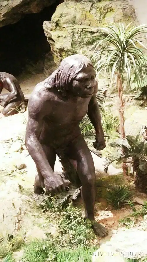 周口店遗址,北京猿人雕塑集锦