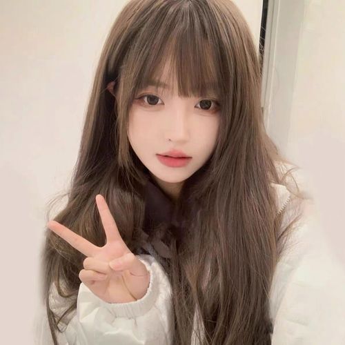 水舞假发全头套女直发长发层次感碎发lolita洛丽塔jk日常网红整顶