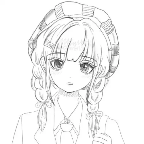 妙笔生花  #临摹线稿  #动漫临摹素材感觉越画越不得劲儿