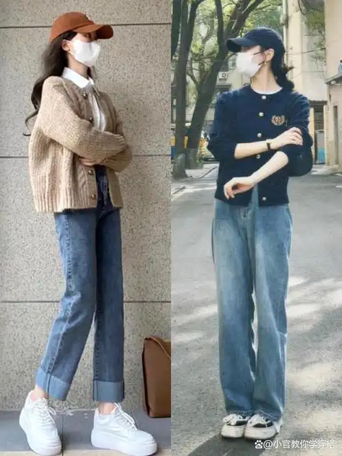 穿衣搭配--春季小个子女生提升高腰线的穿搭.