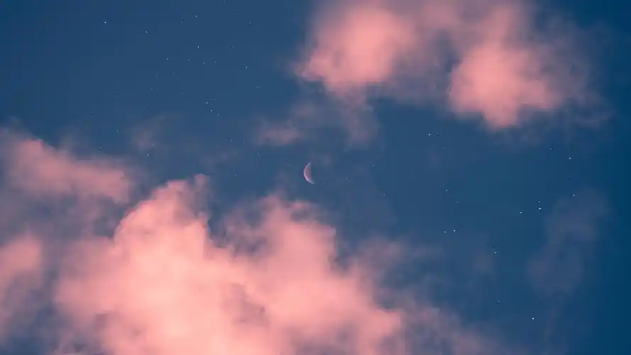 傍晚绝美的天空云彩,风景-回车桌面