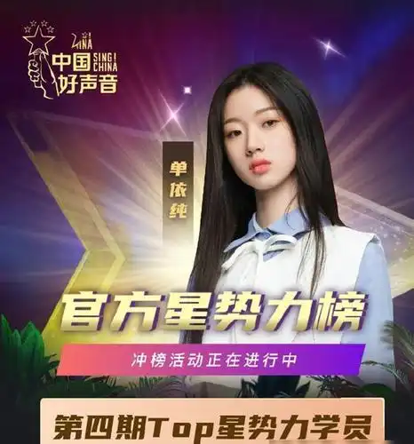 原创2020中国好声音单依纯成为大赢家冠军对她已不重要