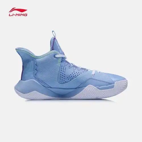 球鞋李宁篮球暴风2021中帮男鞋夏季新款透气篮球鞋
