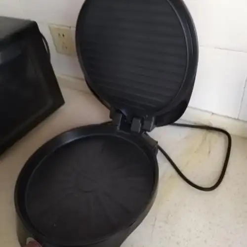 美的(midea)电饼铛 wjh3002旋钮式加深家用多功能煎烤机自动断电加深