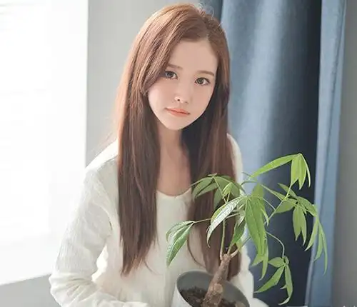 最新韩式长直发 尽显淑女气质[5p]_女生发型_女生直发_85814图库