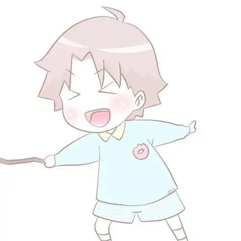 情侣头像卡通呆萌一对两张分开