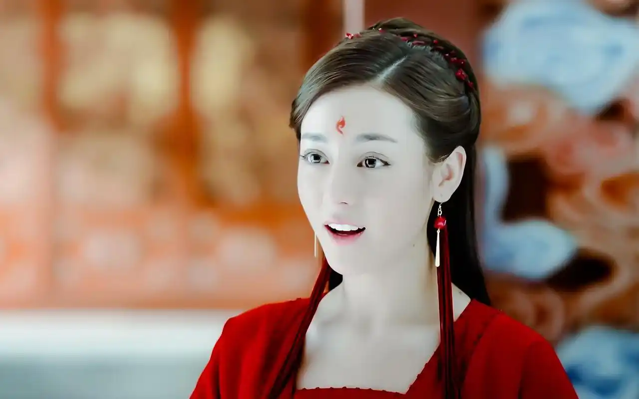 迪丽热巴《三生三世十里桃花》红衣剧照桌面壁纸