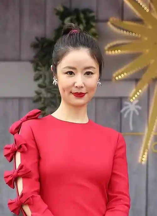 另一个问题是发型.林心如脸型圆圆,五官更加突出.