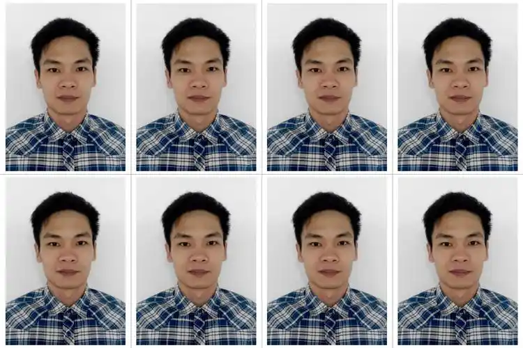 2寸,背景纯色,正面免冠电子证件照片,规格为:jpg格式,宽度70像素,高度