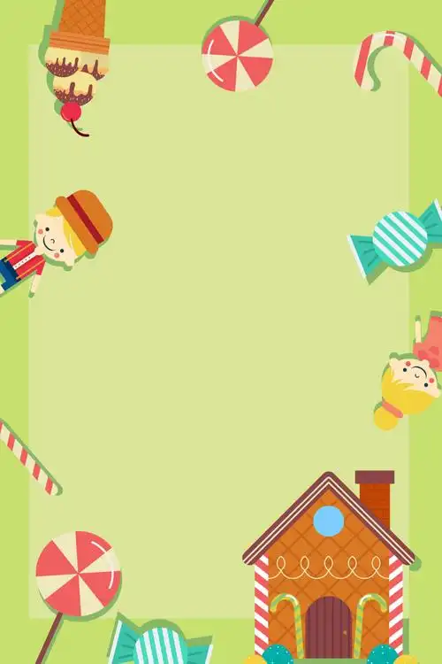 矢量卡通儿童节海报背景