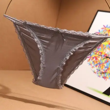 性感火辣牛奶丝滑女士细带三角裤