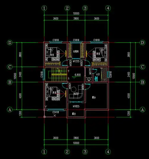 20套10x10米新款农村别墅,占地小功能挺全,小户型也迎来了春天
