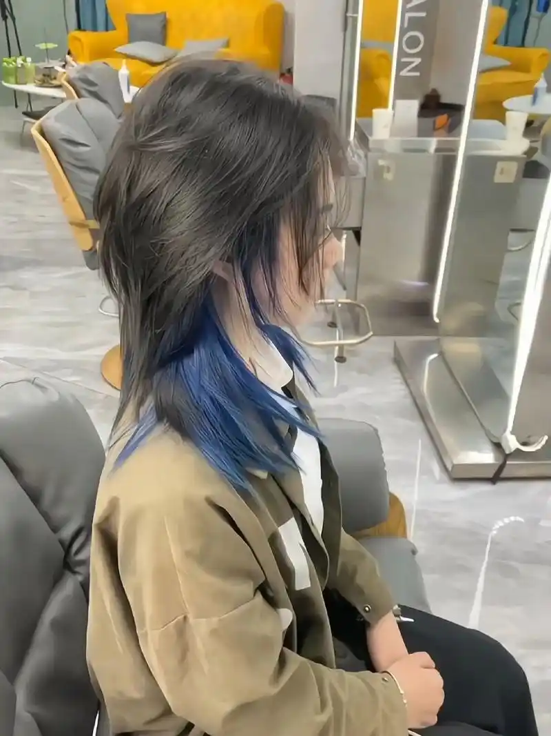 狼尾发型也叫鲻鱼头 夏季新款时尚潮流长款狼尾鲻鱼头推荐 高层次发型