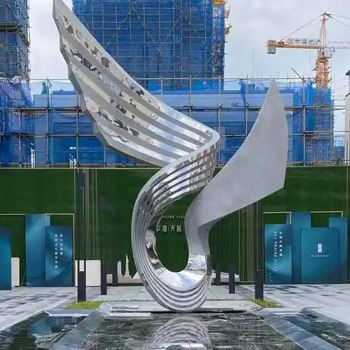不锈钢小区雕塑作为现代城市小区景观的重要组成部分_文化_艺术_居民